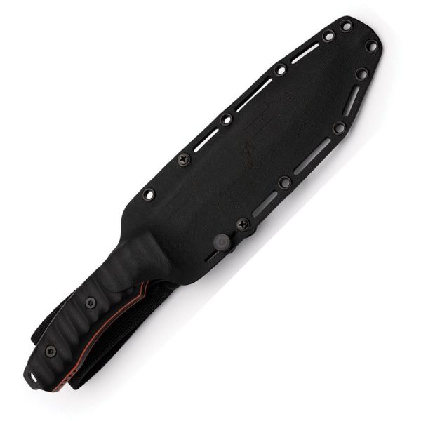 Hydra Knives Stygian Fixed Blade 7" N690 Black G10 Kydex