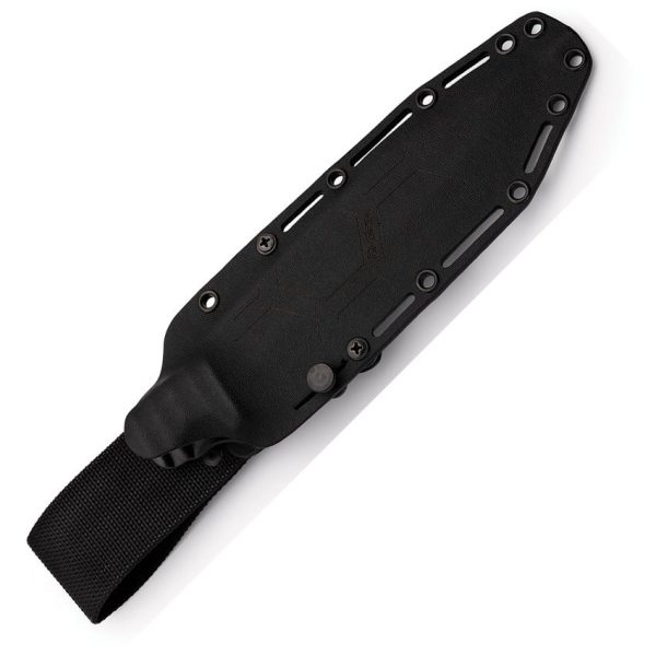 Hydra Knives Stygian Fixed Blade 7" N690 Black G10 Kydex