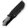 Hydra White Noise Fixed Blade Knife K110 Steel Gray G10