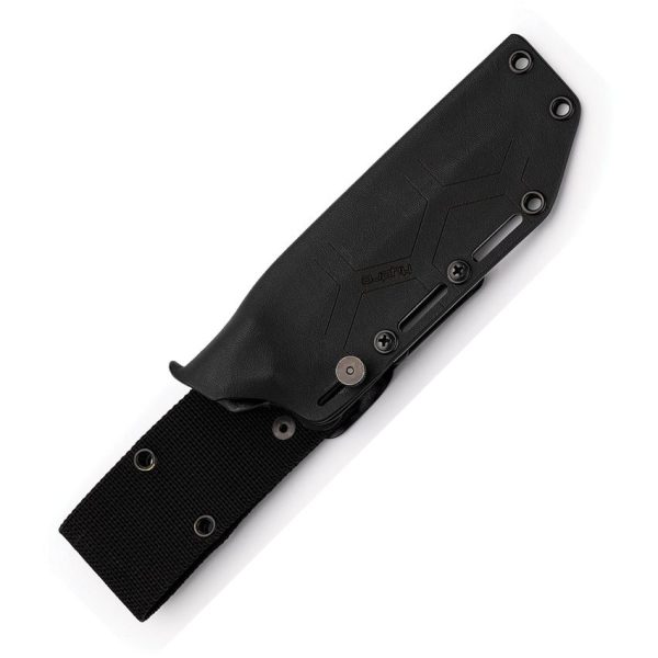 Hydra White Noise Fixed Blade Knife K110 Steel Gray G10