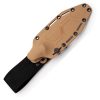 Hydra Noctem Fixed Blade Knife K110 Steel Tan G10 EDC
