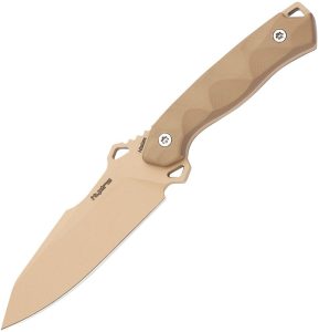 Hydra Knives Hecate II Fixed Blade Desert Tan Niolox 5"