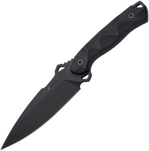 Hydra Knives Phobos Fixed Blade Black Sleipner Steel 5.13"