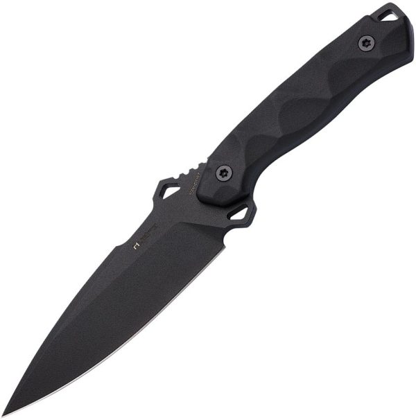 Hydra Knives Phobos Fixed Blade Black Sleipner Steel 5.13"