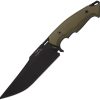 Hydra Legio IX Fixed Blade Green G10 Sleipner Steel Knife