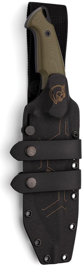 Hydra Legio IX Fixed Blade Green G10 Sleipner Steel Knife