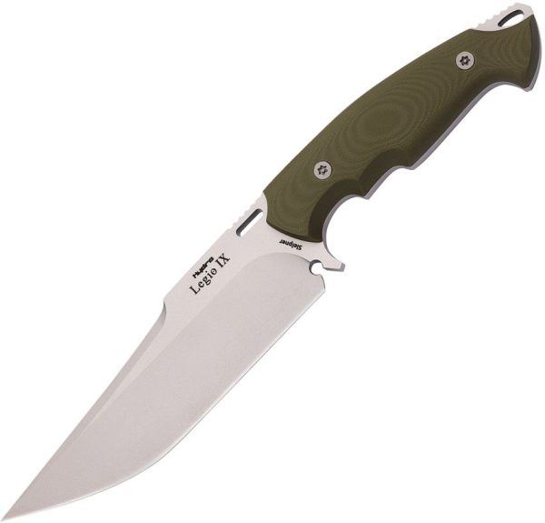 Hydra Knives Legio IX Fixed Blade Green - Sleipner