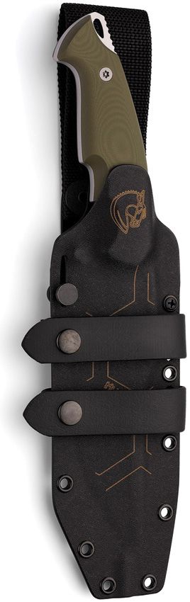 Hydra Knives Legio IX Fixed Blade Green - Sleipner