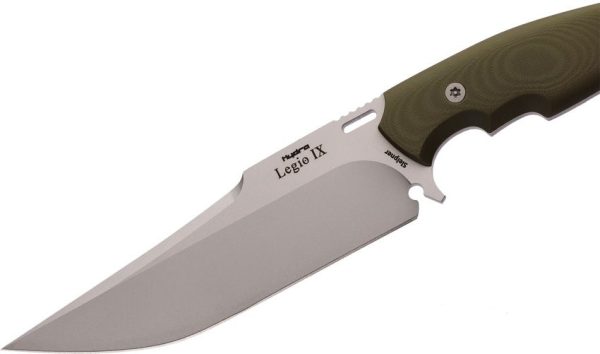 Hydra Knives Legio IX Fixed Blade Green - Sleipner