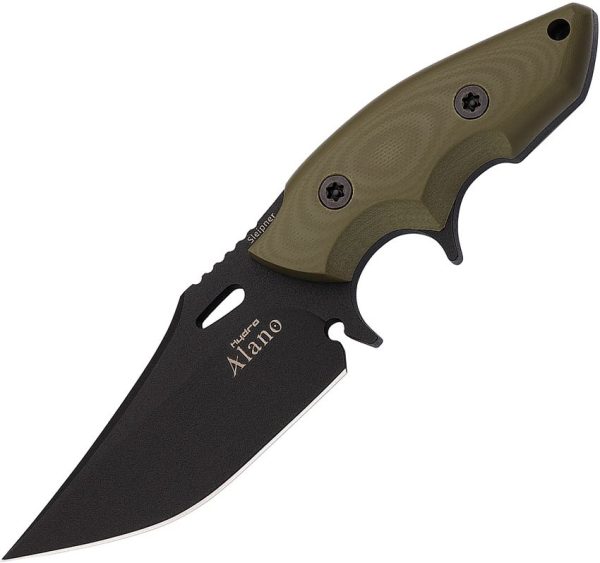 Hydra Knives Alano Fixed Blade Green G10 Sleipner Steel