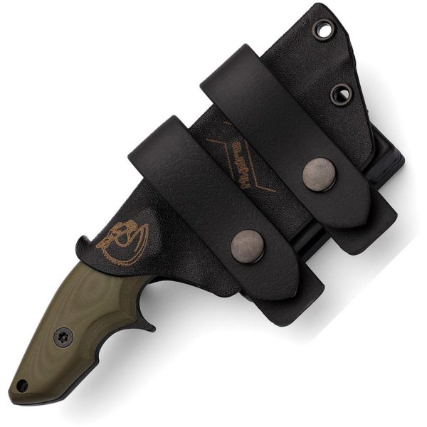 Hydra Knives Alano Fixed Blade Green G10 Sleipner Steel