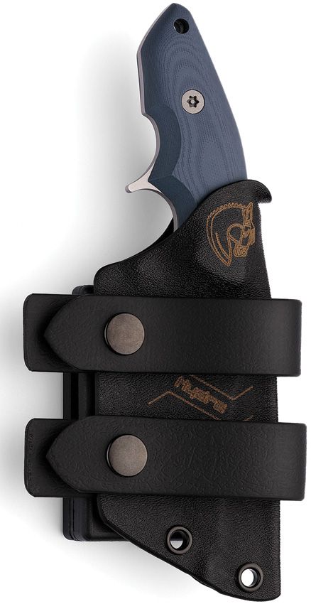 Hydra Knives Alano Fixed Blade Blue 4" Sleipner Steel