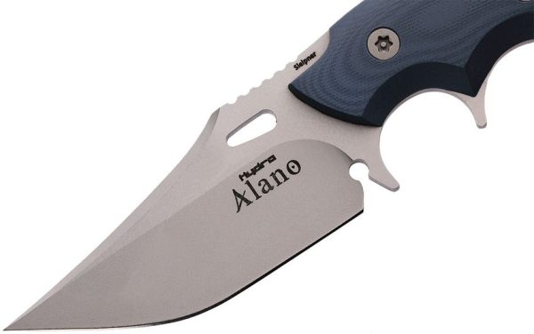 Hydra Knives Alano Fixed Blade Blue 4" Sleipner Steel