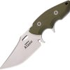 Hydra Knives Alano Fixed Blade Green - Sleipner
