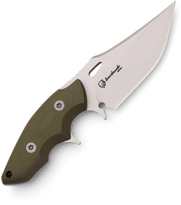 Hydra Knives Alano Fixed Blade Green - Sleipner