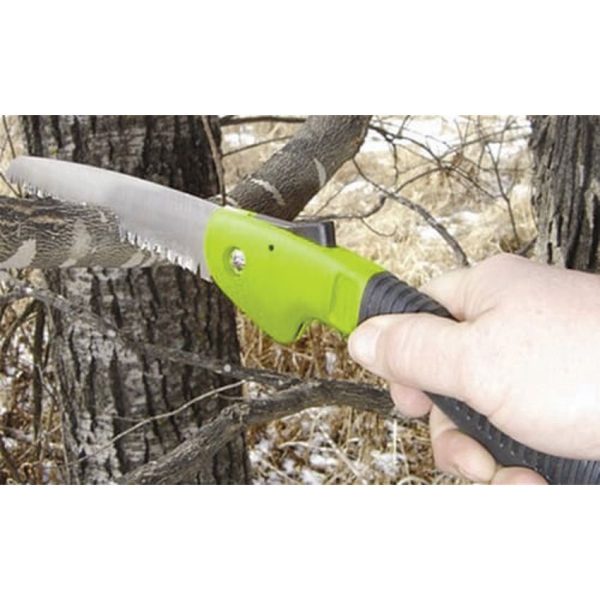 HME Folding Saw Carbon Steel Black Green