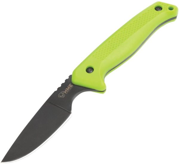 HME Caping Fixed Blade 3.5in - Green Rubber