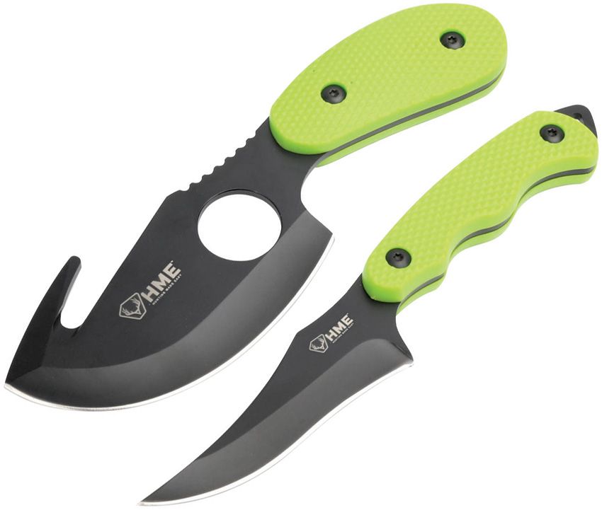 HME Skinning and Caping Combo Fixed Blade Knife Set with Sheath