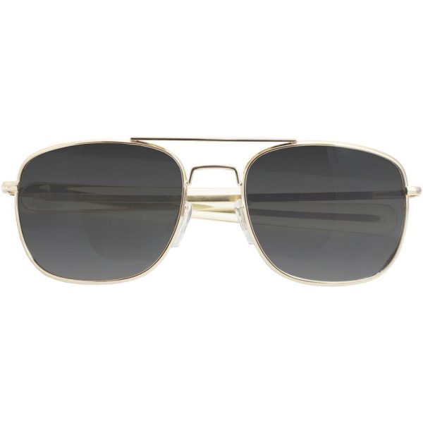 HMV52BG_add_01.jpg Humvee Military Pilot Sunglasses Gold - Polarized