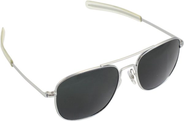 Humvee Military Sunglasses Silver - UV 400 Polarized