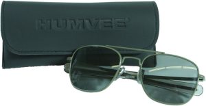 Humvee Pilot Sunglasses 57mm OD Green Metal Frame