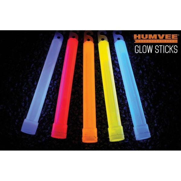 Humvee Safety Glow Sticks 6 Inch 10-Pack Mixed