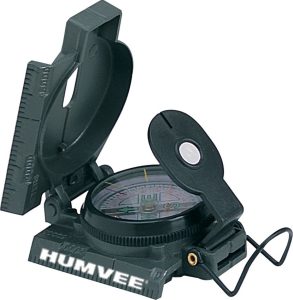 Humvee Liquid Filled Lensatic Compass OD Green