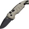 Hogue Auto A01 Microswitch Drop Point - FDE Cerakote