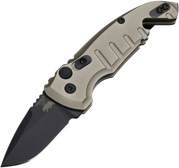 Hogue Auto A01 Microswitch Drop Point - FDE Cerakote