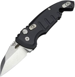 Hogue Auto A01 Microswitch Wharncliffe - Black 4 inch