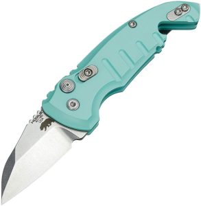 Hogue Auto A01 Microswitch Wharncliffe - Teal 4 inch