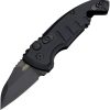 Hogue Auto A01 Microswitch Wharncliffe - Black Cerakote