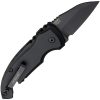 Hogue Auto A01 Microswitch Wharncliffe - Black Cerakote