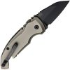 Hogue Auto A01 Microswitch Wharncliffe - FDE Cerakote