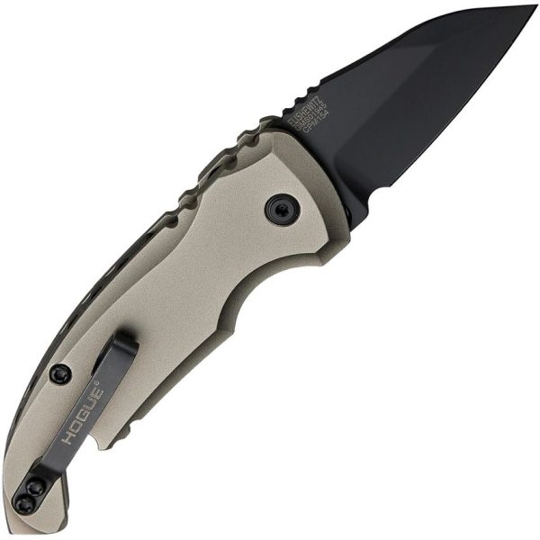 Hogue Auto A01 Microswitch Wharncliffe - FDE Cerakote