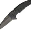 Hogue X1 Microflip Button Lock Wharncliffe - Black