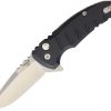 Hogue X1 Micro Button Lock Matte Black Folding Knife