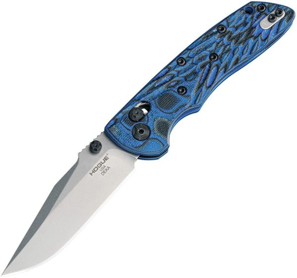 Hogue Deka ABLE Lock CPM-20CV Blue Folding Knife USA Made
