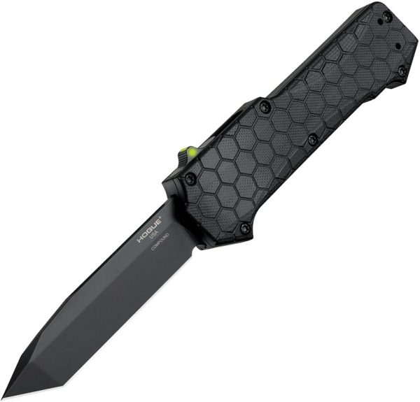 Hogue Auto Compound OTF Black Tanto CPM S30V Knife