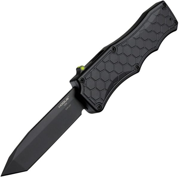 Hogue Auto Exploit OTF Tanto CPM S30V Black PVD