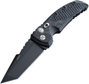 Hogue Auto Ex-A01 Button Lock Tanto Blade G10