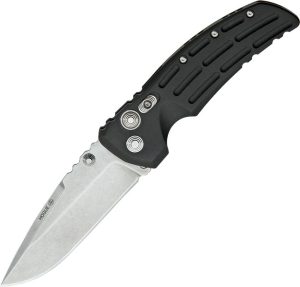 Hogue Medium Tactical Drop Point 154CM Folding Knife Black