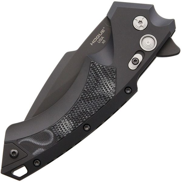 Hogue X5 Folder CPM 154 Spear Point Folding Knife Black