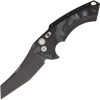Hogue X5 Button Lock Wharncliffe CPM 154 Folding Knife Black