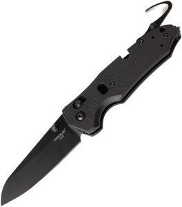 Hogue Trauma First Response Tool N690 Folding Knife Black G10