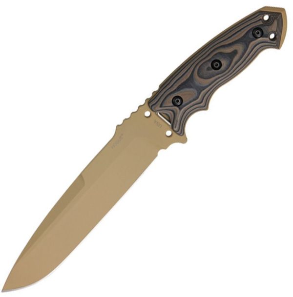 Hogue EX-F01 Fixed Blade Tan A2 Tool Steel 6.5" Tactical Knife