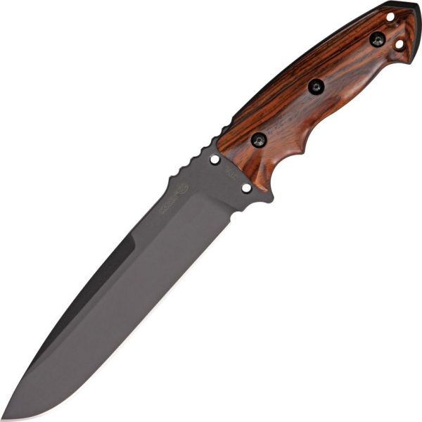 Hogue Large Tactical Fixed Blade 7" A2 Tool Steel Cocobolo