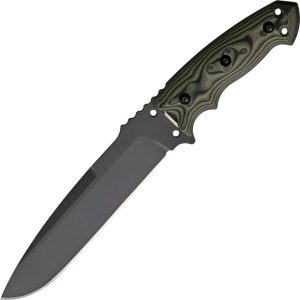 Hogue Tactical Fixed Blade 7" A2 Tool Steel Green G10 Handle