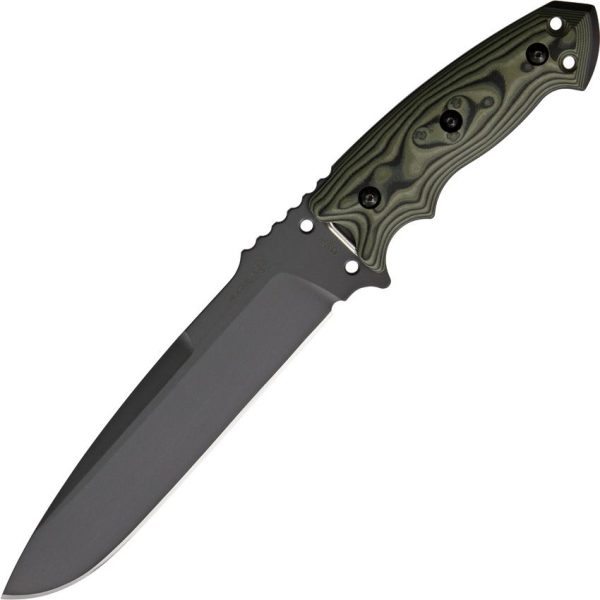 Hogue Tactical Fixed Blade 7" A2 Tool Steel Green G10 Handle