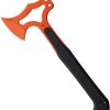 Hogue EX-T01 Tomahawk S7 Orange Cerakote Fixed Blade Axe